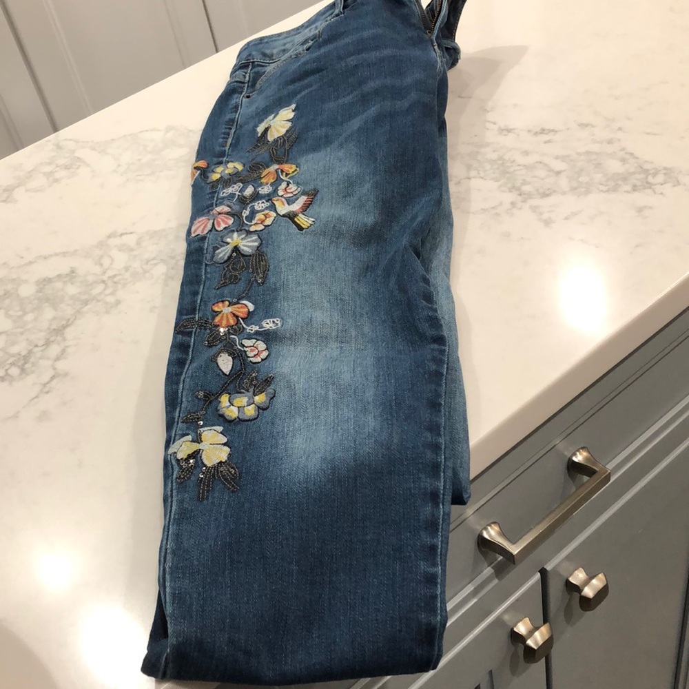Westport jeans. Signature fit   embroidered and embellished with sequins